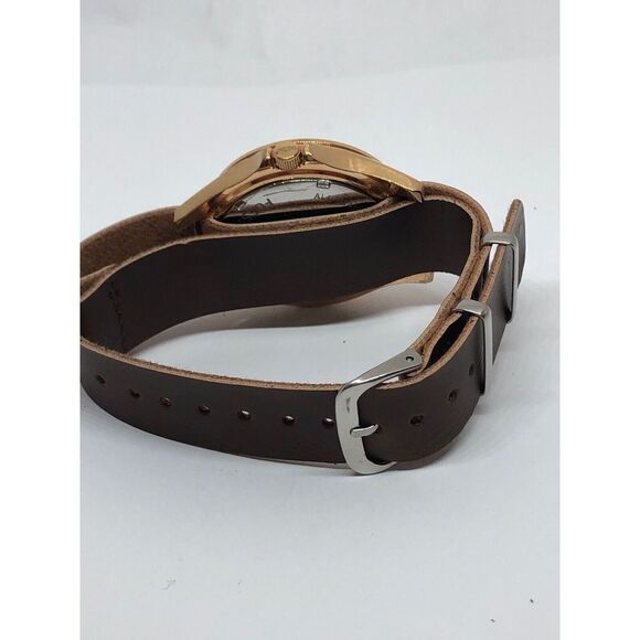 Fossil FS3385 Unisex Brown Leather Analog Dial Quartz Genuine Wrist Watch DV146 - Picture 6 of 8